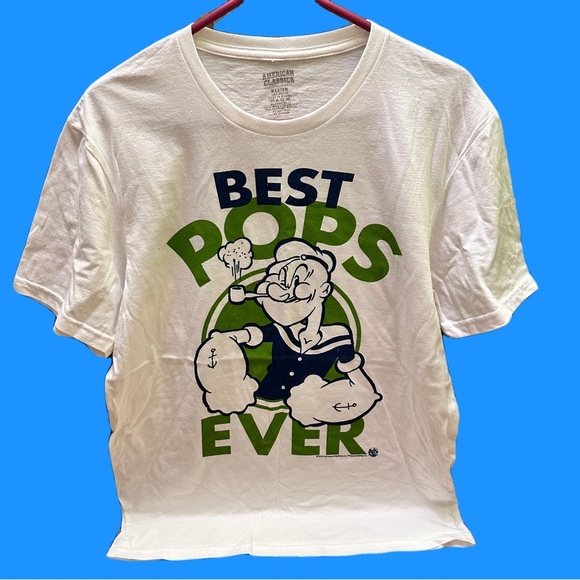 American Classics White Graphic Tee - Best Pops Ever size M - Picture 1 of 11